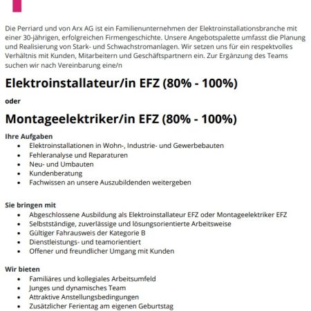 Elektroinstallateur Elektroinstallateur